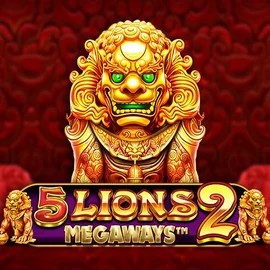 5 Lions Megaways 2 slot logo by Pragmatic Play at Casoola Casino