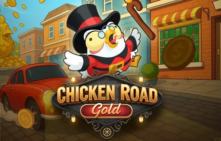 Chicken Road Gold casino game by InOut – featured logo at Casoola Casino
