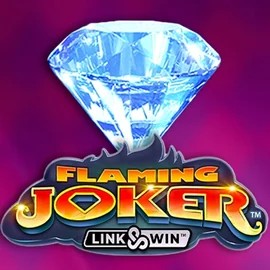Flaming Joker Link and Win by Barstruck, showcased at casoolaa.at – game logo