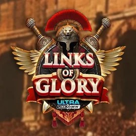 Official Slots logo: Links of Glory by Slingshot Studios at Casoola Casino