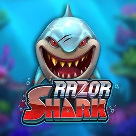 Razor Shark logo by Push Gaming at Casoola Casino