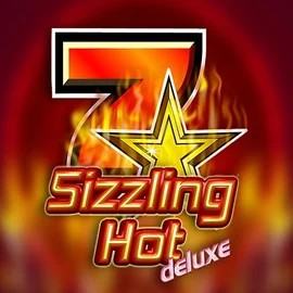 Sizzling Hot Deluxe online game logo by Novomatic on casoolaa.at